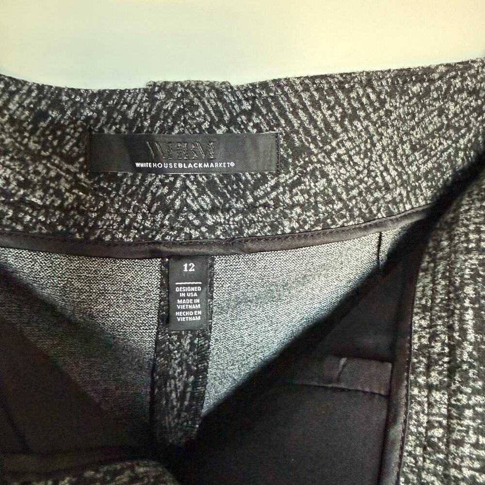 White House Black Market Studio Suite Blazer & Pants 12 Office Preppy Academia - Picture 14 of 16